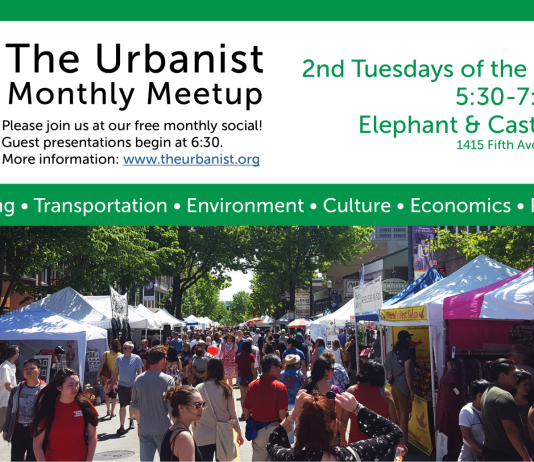 Next Urbanist Meetup Is Tuesday, June 13