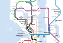 Map Of The Week: Seattle Subway Vision Map