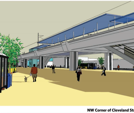 Redmond Proposes Elevated LRT Downtown to Further Trail Connection, Rezone