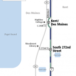 Federal Way Station Map