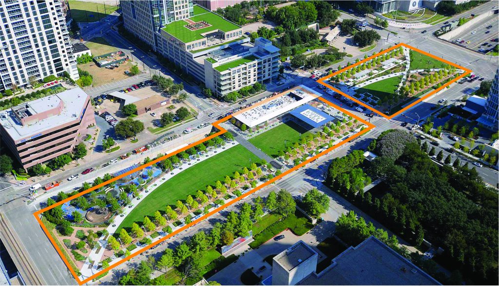 Klyde Warren Park Aerial View 6 YouTube The Urbanist