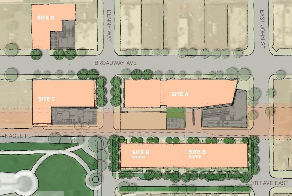 Location of Site D in the Capitol Hill Station complex. (Capitol Hill Champion)