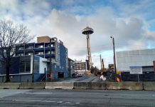 Reconnected Thomas Street at Aurora to Get Traffic Diverter