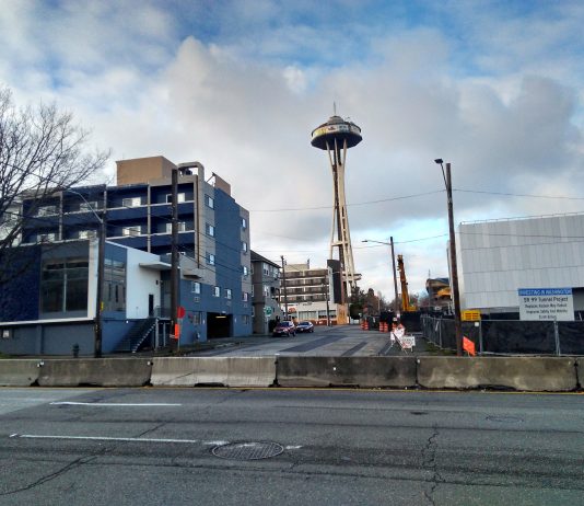 Reconnected Thomas Street at Aurora to Get Traffic Diverter