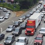 Freeway traffic. (Credit: Scott Bonjukian)