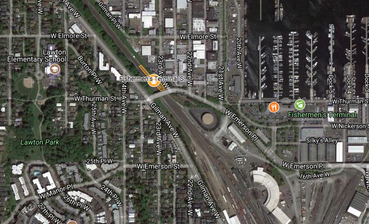 Fishermen's Terminal Station improvements and station area.