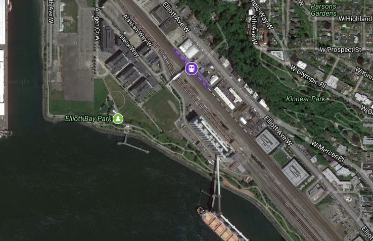 Smith Cove Station improvements and station area.