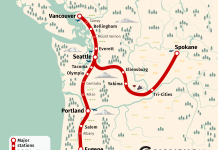 Map of the Week: Cascadia Rail