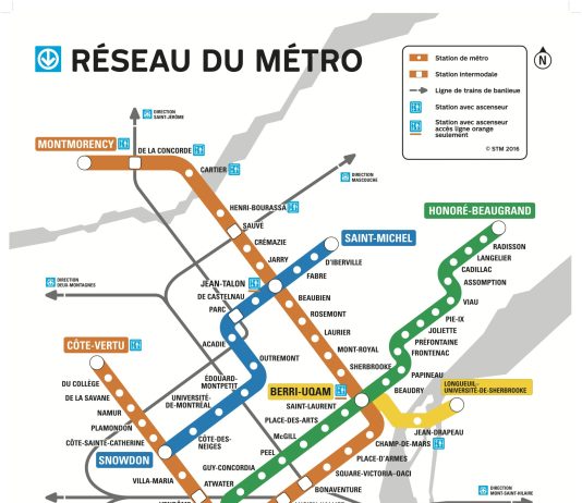 Map of the Week: Montréal Metro