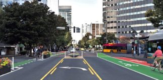 Bellevue Invests in Downtown Bike Network with Protected Bike Lanes