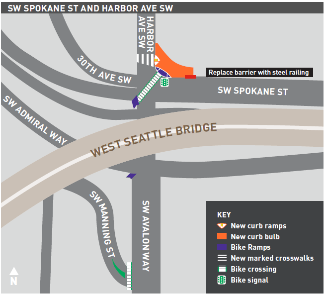 Final project plan for Harbor Ave SW. (City of Seattle)