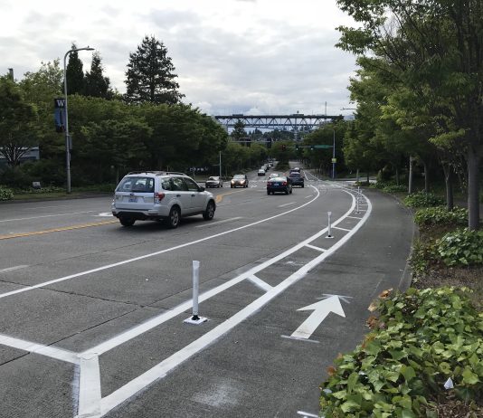 Spot Fix: Pacific Street Gets Bike Lane and Safety Improvements, West Seattle Getting Crossbikes