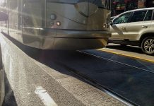 Mayor Durkan Claims Streetcar Won’t Fit Tracks Despite All Evidence to the Contrary Seattle Streetcar in Pioneer Square.