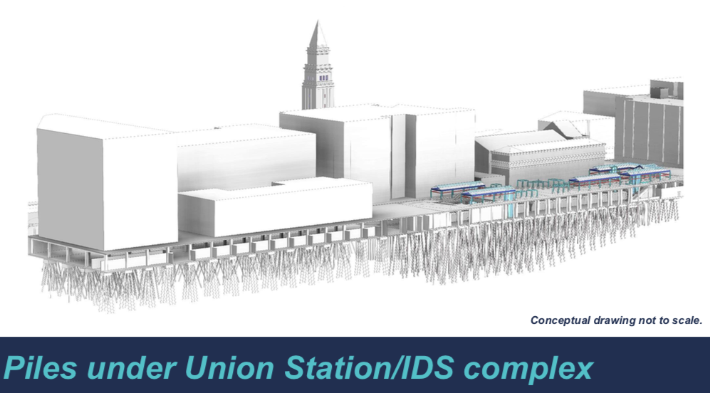 A rendering of the Union Station complex above and below ground. (Sound Transit)
