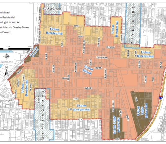 Everett Adopts Rezones Topping Out at 25 Stories