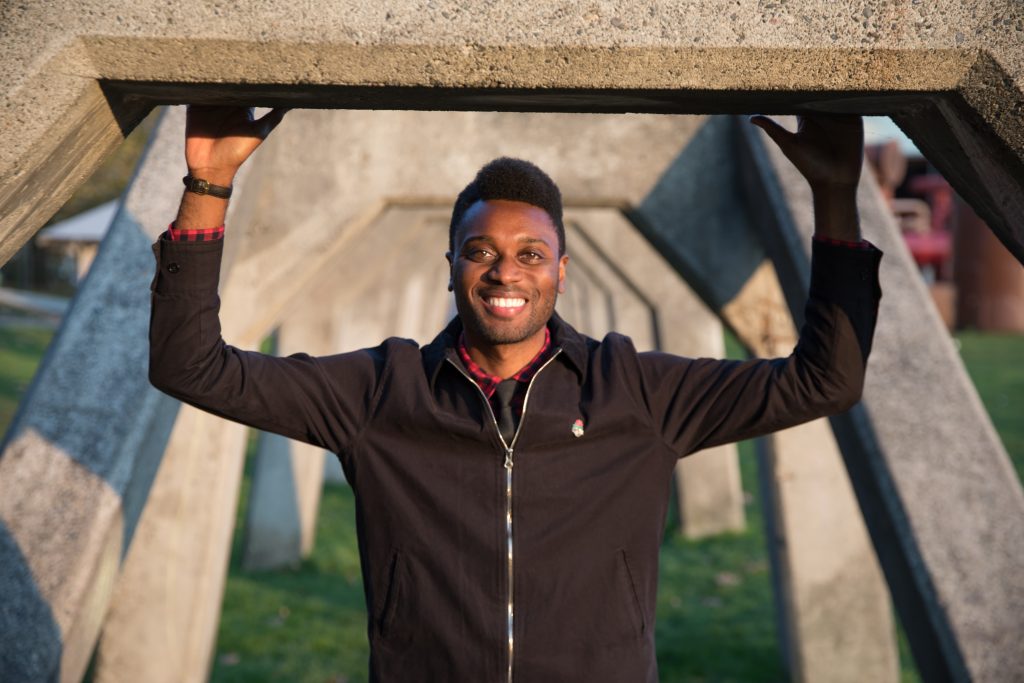 Shaun Scott at Gas Works Park. (Photo credit: Alex Garland)