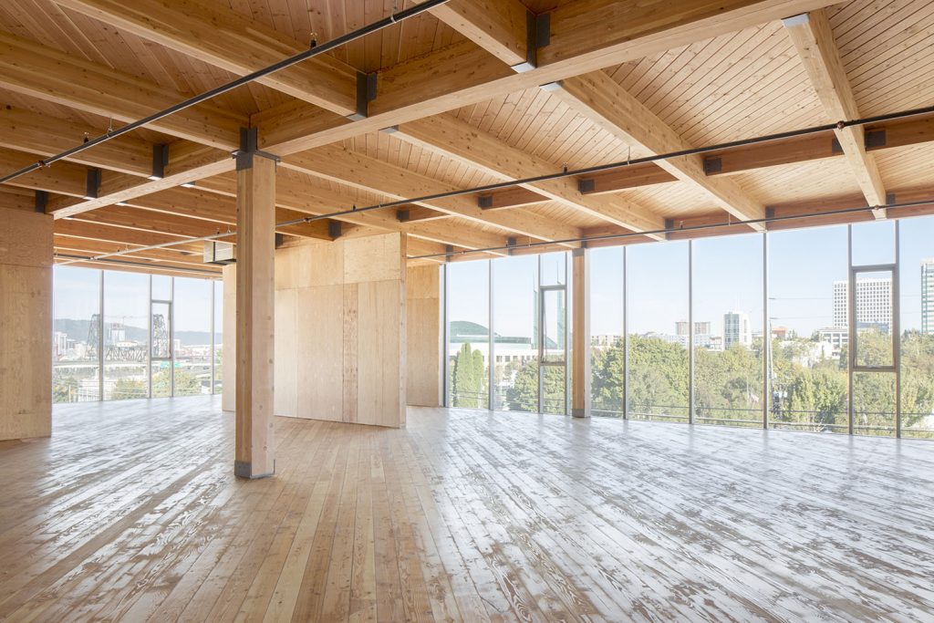 Cross-Laminated-Timber construction is a carbon-negative building practice. Seattle and ALUV have a rich history in lumber and would champion a local business and revision this district as a sustainable model to follow. (Google)