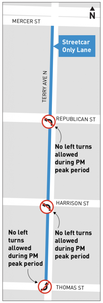 Corridor restrictions imposed by SDOT. (City of Seattle)