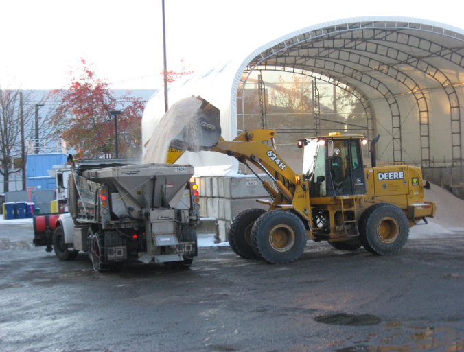 Even more SDOT photos of salt. (City of Seattle)