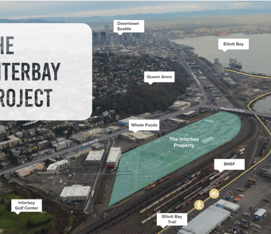 Could the Interbay Armory Become a Mixed-Use District? The Armory site in Interbay composes 25 acres. (State of Washington)