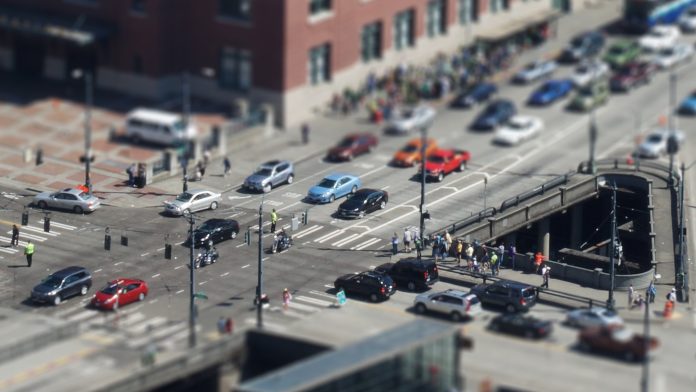 4th and Jackson tilt shift photo