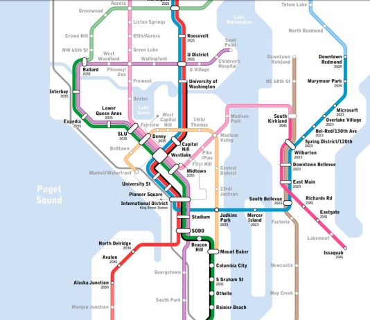 Latest Seattle Subway Vision Map Refines the Metro 8 Line, Adds Edmonds to Network