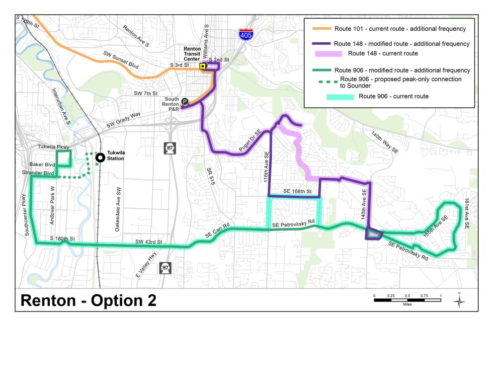 Option 2 for the Fairwood area. (King County)
