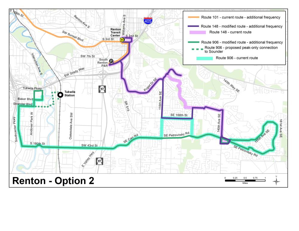 Option 2 for the Fairwood area. (King County)