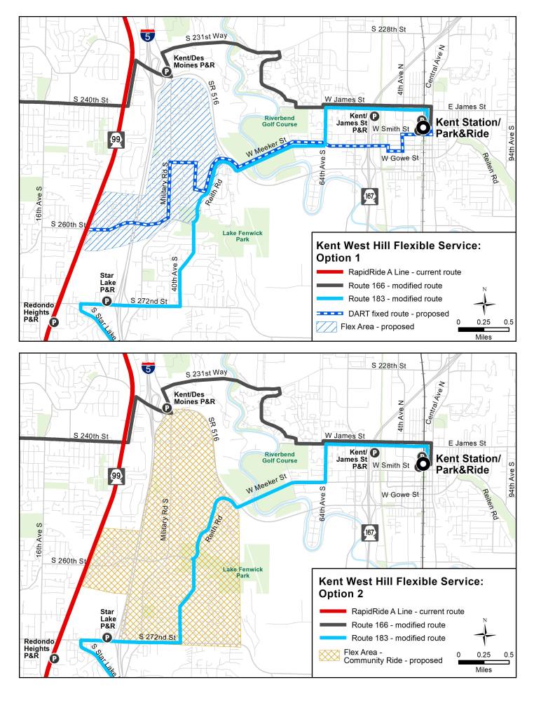 Flexible service concepts for the West Hill area. (King County)