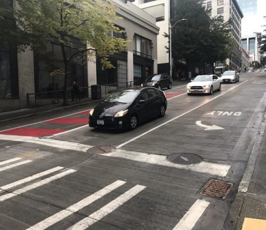 SDOT Announces Rollout of Two-Way Bus Lanes on Columbia