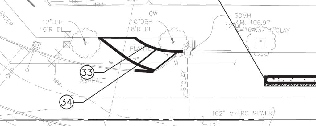 Designs from 2016 modified to depict a ramp going up onto sidewalk. (City of Seattle)