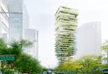 An Urbanist Case for Vertical Farming A vertical farm proposed in Seoul seeks to bring fresh organic food closer to consumers. (Courtesy of Zoubeir Azouz Architecture)