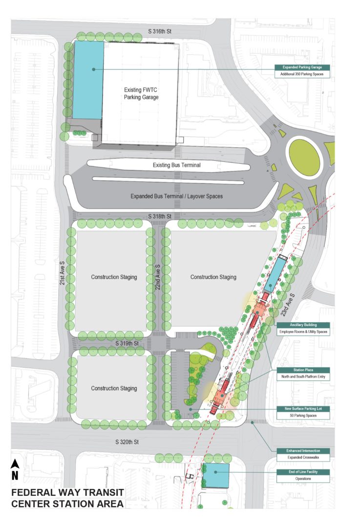 Sound Transit Unveils Federal Way Link Station Designs and Name Options