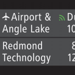 New station dynamic signage