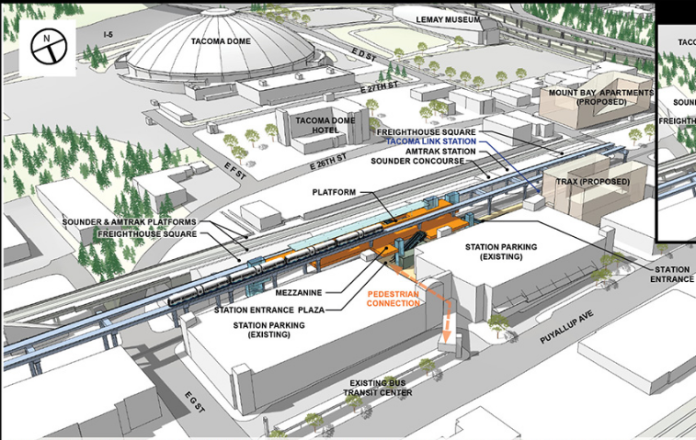 Tacoma Dome 25th West is Sound Transit's preferred station option. (Sound Transit)