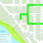 Seattle Center to Waterfront Greenway Location Map