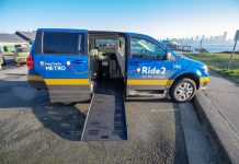 Metro Nixes Ride2 Shuttle, Citing Dismal Metrics, but Via to Transit Continues Ride2 vans were re-purposed from Metro's fleet and may go back to other services. Some include wheelchair ramps as shown. (King County Metro)