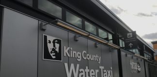 King County Water Taxi waiting area. (Photo by author)
