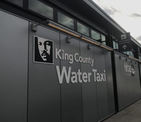 King County Metro Ponders New Ferry Routes King County Water Taxi waiting area. (Photo by author)