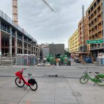 Bikeshare bikes at Capitol Hill Station