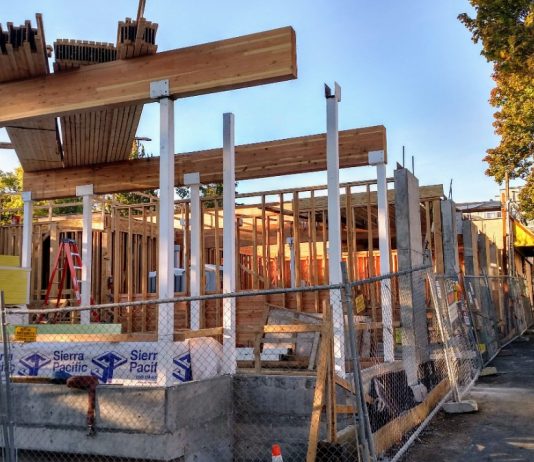 The Mayor’s Middle-Income Housing Recommendations Skirt the Edges of the Change We Need A construction project on Stone Way. (Photo by Doug Trumm)