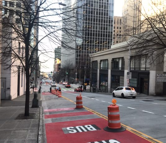 Columbia Street Two-Way Bus Corridor Opens Saturday