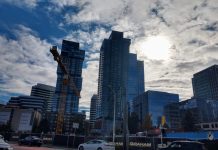 Seattle Times Laments Loss of Parking Socialism as Some Condo Parking Hits $100,000 a Spot Denny Triangle is sprouting residential towers. (Photo by Doug Trumm)