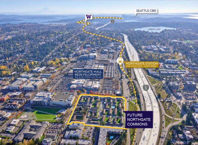 Northgate Commons and surroundings