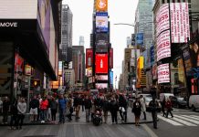 Don’t Blame Density for Pandemics Time Square is a good place to avoid pandemic or no. (Photo by Doug Trumm)