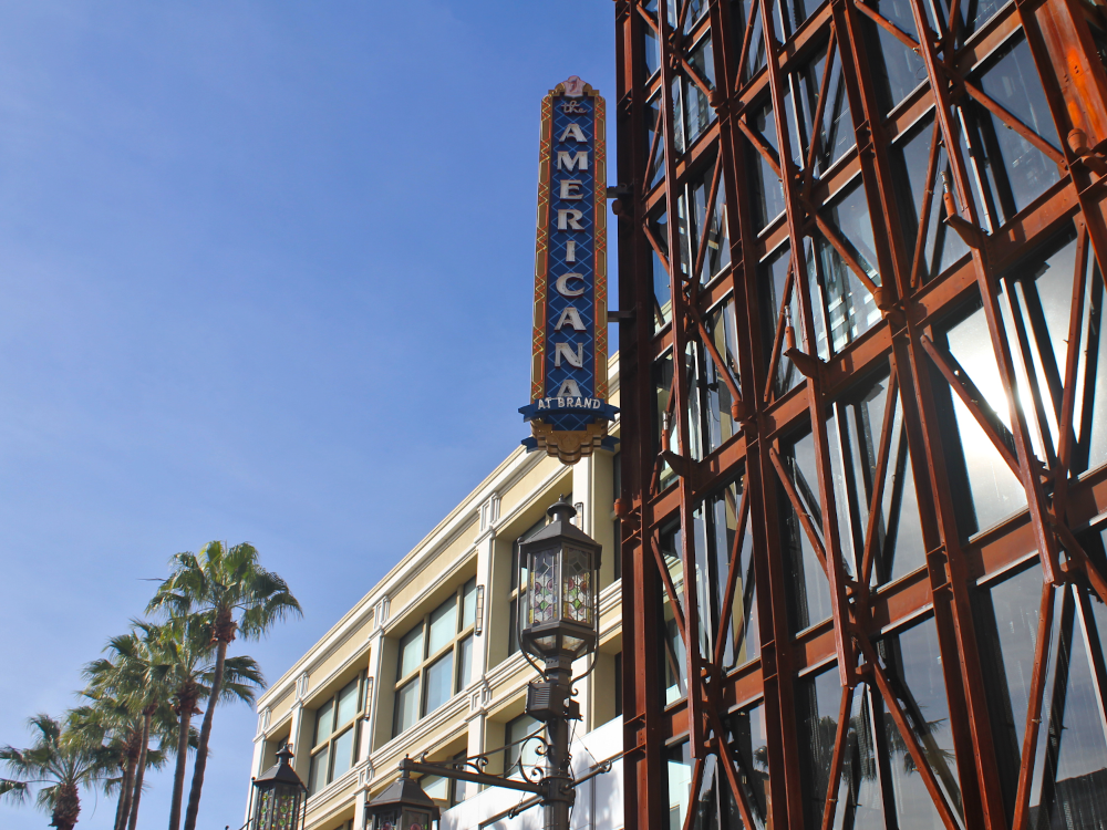 Americana at Brand signage. (Photo by Leilani Commons)