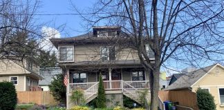 Look carefully, what appears to be a single family residence here is actually a duplex. (Photo by author)