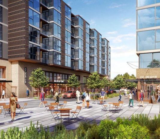 Council Passes Emergency Design Review Ordinance Easing Backlog The Grand Street Commons in Mount Baker was among the projects hoping to secure design review approval this year. (Credit: Lake Union Partners)