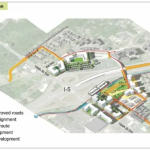East of I-5 Option Aerial
