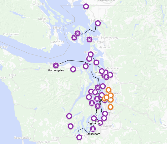 Puget Sound Passenger-Only Ferry Study Underway, 15 Routes Currently Shortlisted